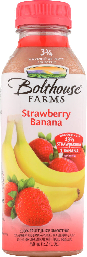 BOLTHOUSE FARMS: Strawberry Banana Juice, 15.20 oz