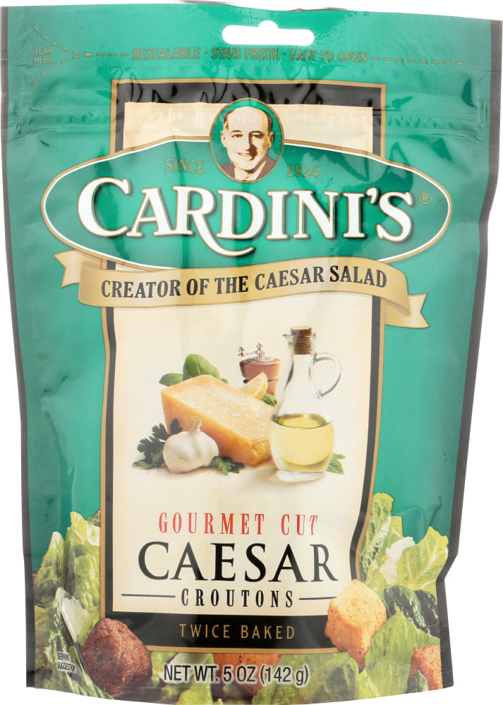 CARDINI'S: Gourmet Cut Caesar Croutons, 5 oz