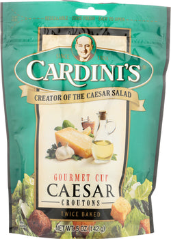 CARDINI'S: Gourmet Cut Caesar Croutons, 5 oz