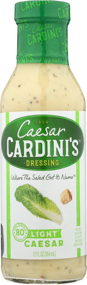 CARDINI: Light Caesar Dressing, 12 oz