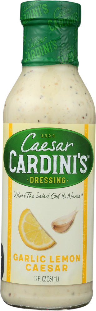 CARDINI: Garlic Lemon Caesar Dressing, 12 oz