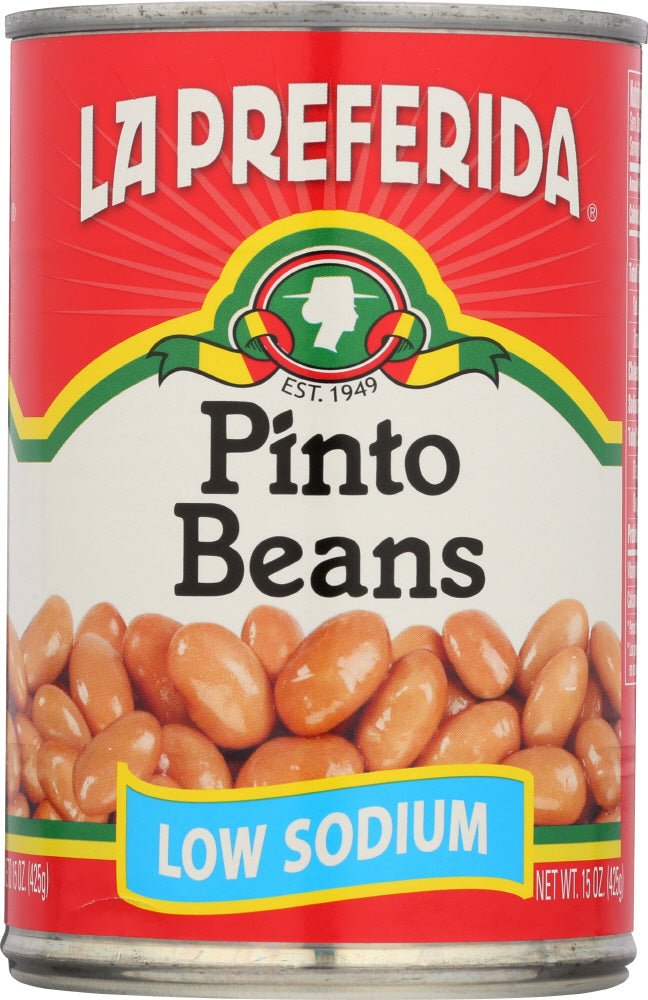 LA PREFERIDA: Low Sodium Pinto Beans, 15 oz