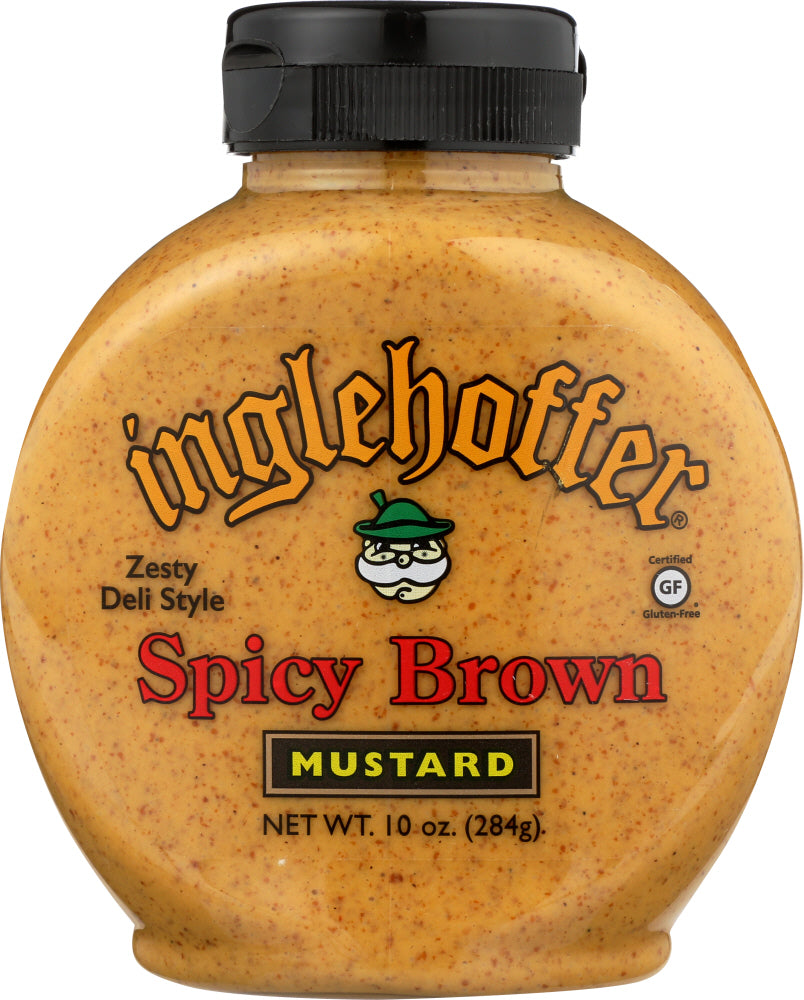 INGLEHOFFER: Mustard Spicy Brown, 10 oz