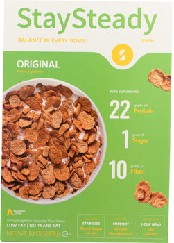 NUTRITIOUS LIVING: Cereal Original Stay Steady, 10 oz