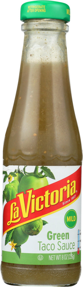 LA VICTORIA: Sauce Taco Green Mild, 8 oz