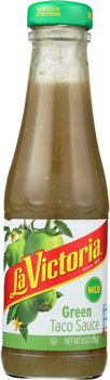 LA VICTORIA: Sauce Taco Green Mild, 8 oz