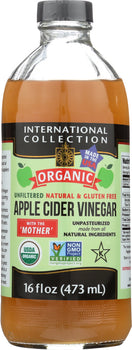 INTERNATIONAL COLLECTION: Vinegar Apple Cider Mother Organic, 16 oz