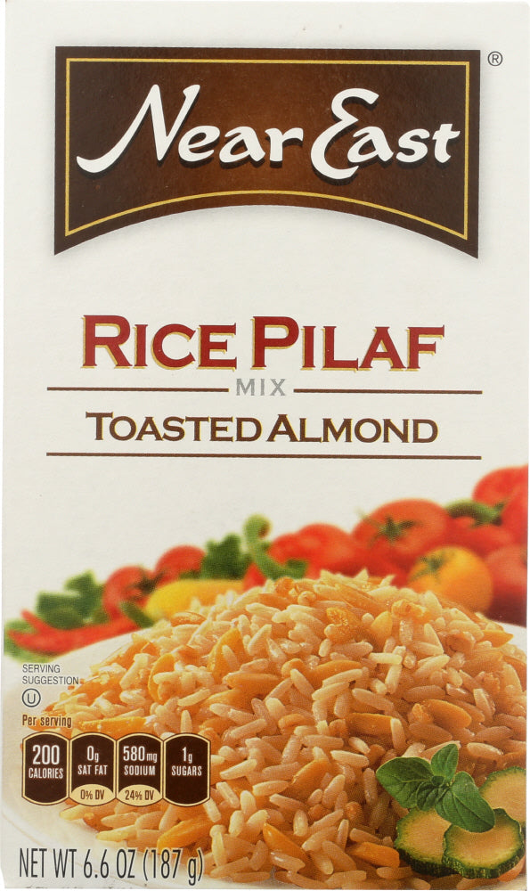 NEAR EAST: Rice Pilaf Mix Toasted Almond, 6.6 Oz