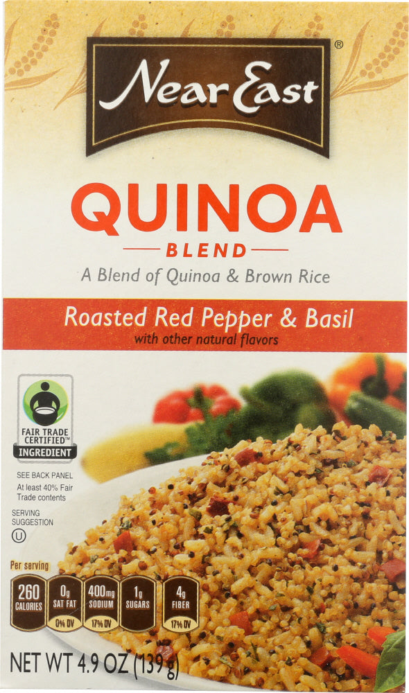 NEAR EAST: Quinoa Blend Roasted Red Pepper and Basil, 4.9 Oz