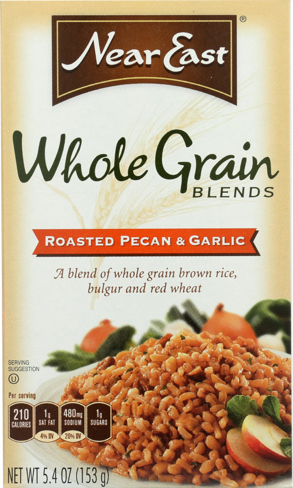 NEAR EAST: Rice Mix Whole Grain Roasted Pecan & Garlic, 5.4 oz