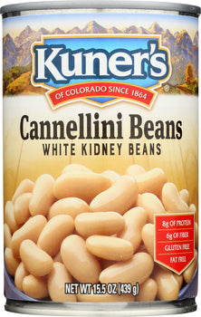 KUNER'S: White Kidney Cannellini Beans, 15 oz