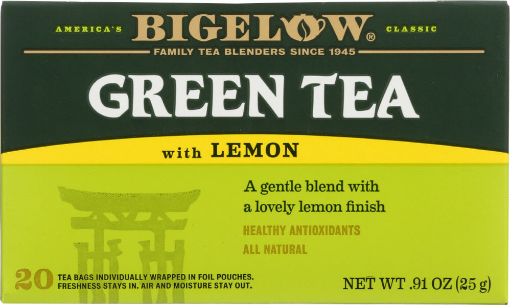 BIGELOW: Green Tea With Lemon, 20 tea bags