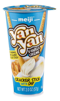 MEIJI: Cracker Stick with Dip Yan Yan Vanilla, 2 oz