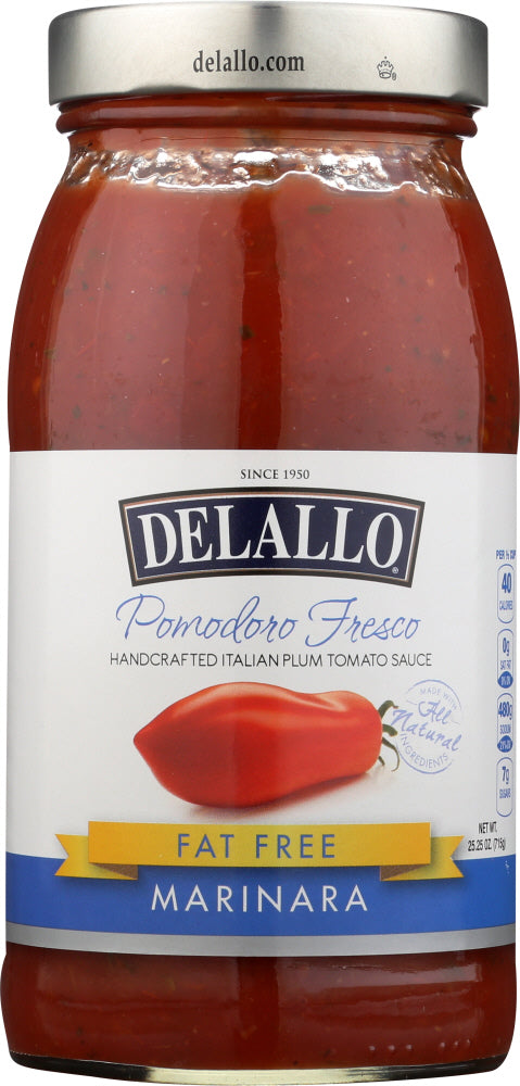 DELALLO: Pasta Marinara Sauce, 25.25 oz