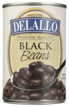 DELALLO: Black Beans, 15.5 oz