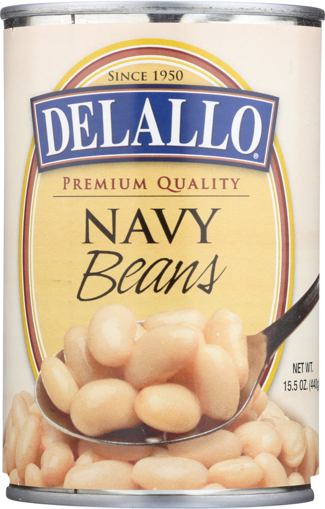 DELALLO: Navy Beans, 15.5 oz