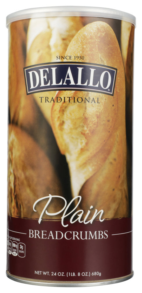 DELALLO: Plain Breadcrumbs, 24 oz