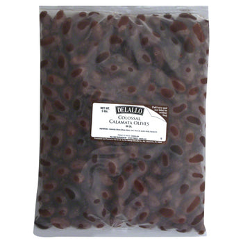 DELALLO: Colossal Calamata Olives in Oil, 5 lb