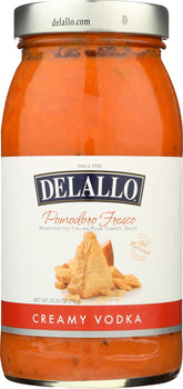 DELALLO: Sauce Vodka Creamy Pomodoro Fresco, 25.25 oz