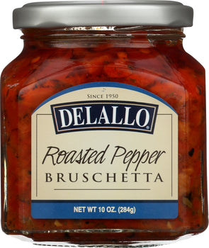 DELALLO: Roasted Pepper Bruschetta, 10 oz