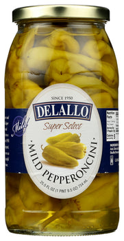 DELALLO: Mild Pepperoncini Super Select, 25.5 oz