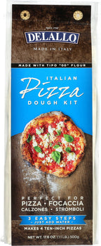 DELALLO: Pizza Dough Kit, 17.6 oz