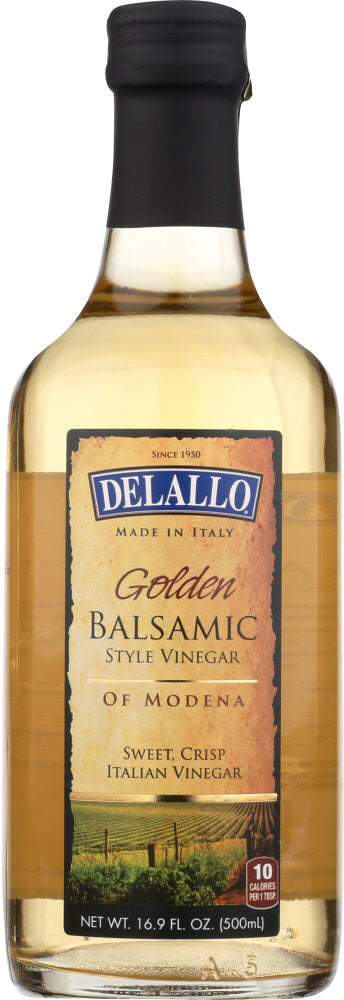 DELALLO: Vinegar Balsamic Golden, 16.9 oz