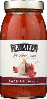 DELALLO: Sauce Garlic Roasted Pomodoro Fresco, 25.25 oz