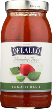 DELALLO: Sauce Tomato Basil Pomodoro Fresco, 25.25