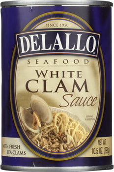 DELALLO: Clam Sauce White, 10.5 oz