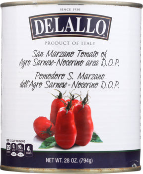 DELALLO: Tomato Imported Marzano, 28 oz