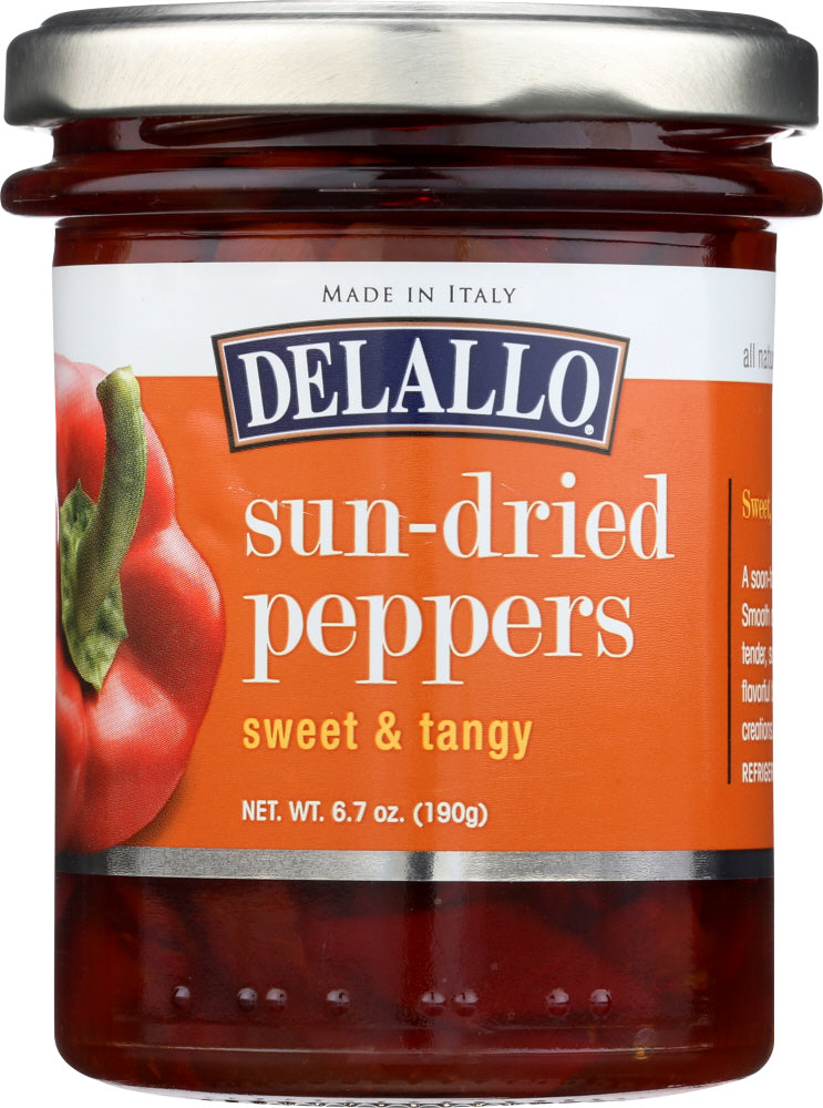 DELALLO: Pepper Sun-dried Sweet & Tangy, 6.7 oz