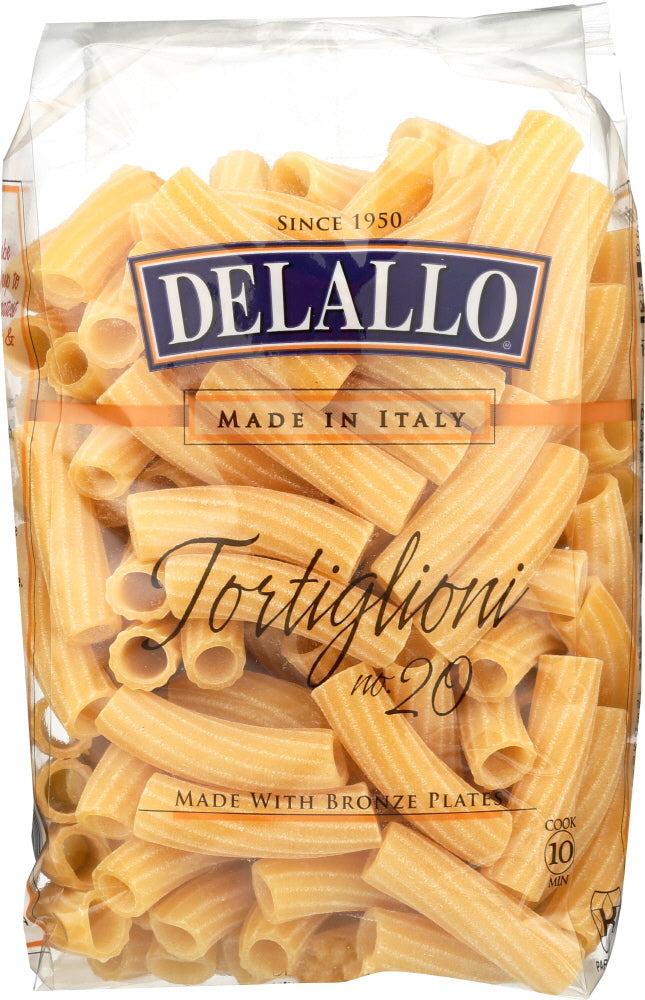 DELALLO: Tortiglioni Pasta Bag, 16 oz