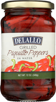 DELALLO: Pepper Piquillo Grilled, 12 oz