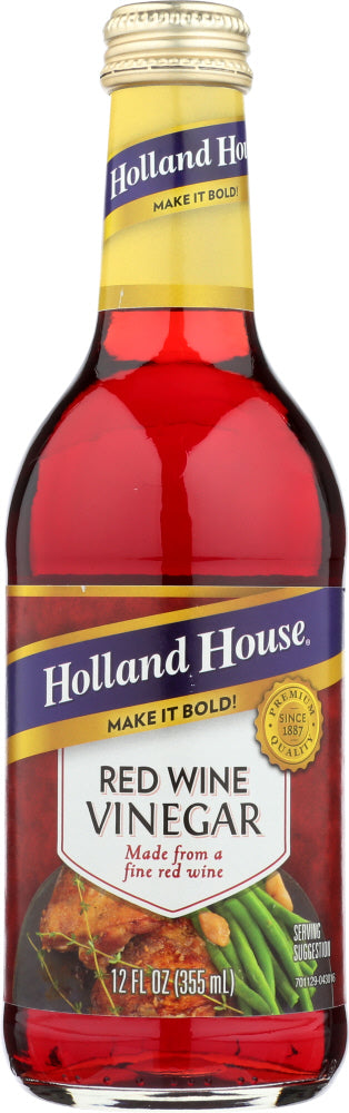 HOLLAND HOUSE: Vinegar Wine Red, 12 oz