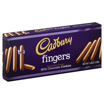 CADBURY: Cookie Fingers Milk, 4.8 oz