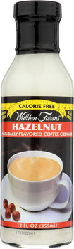 WALDEN FARMS: Calorie Free Hazelnut Coffee Creamer, 12 oz