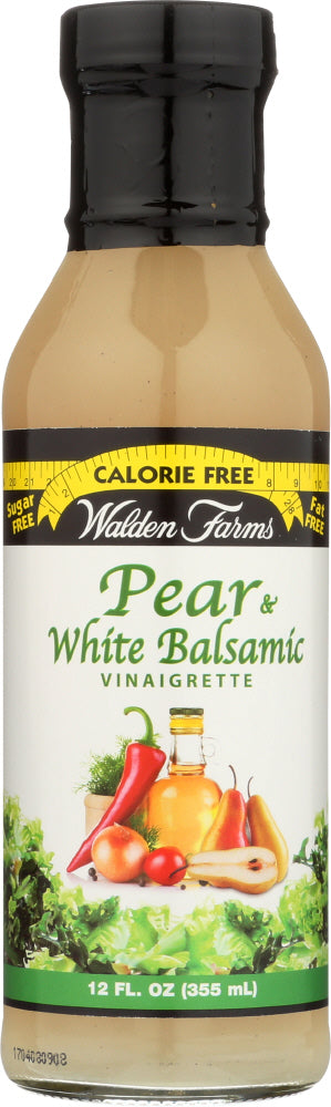 WALDEN FARMS: Pear & White Balsamic Vinaigrette Dressing, 12 oz