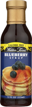 WALDEN FARMS: Calorie Free Blueberry Syrup, Sweetened With Splenda, 12 oz