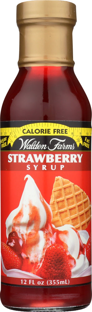 WALDEN FARMS: Calorie Free Strawberry Syrup, 12 oz