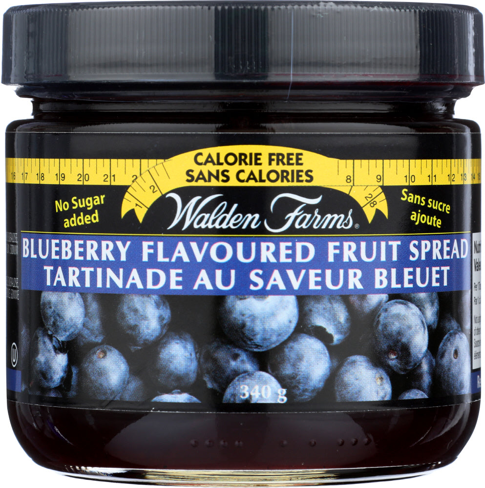 WALDEN FARMS: Calorie Free Fruit Spread Blueberry, 12 oz