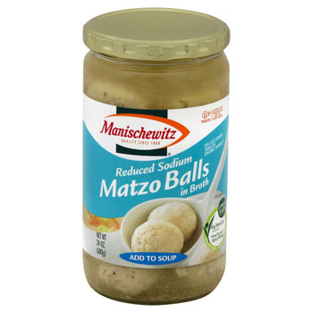 MANISCHEWITZ: Soup Matzo Ball Broth Reduced Sodium, 24 oz