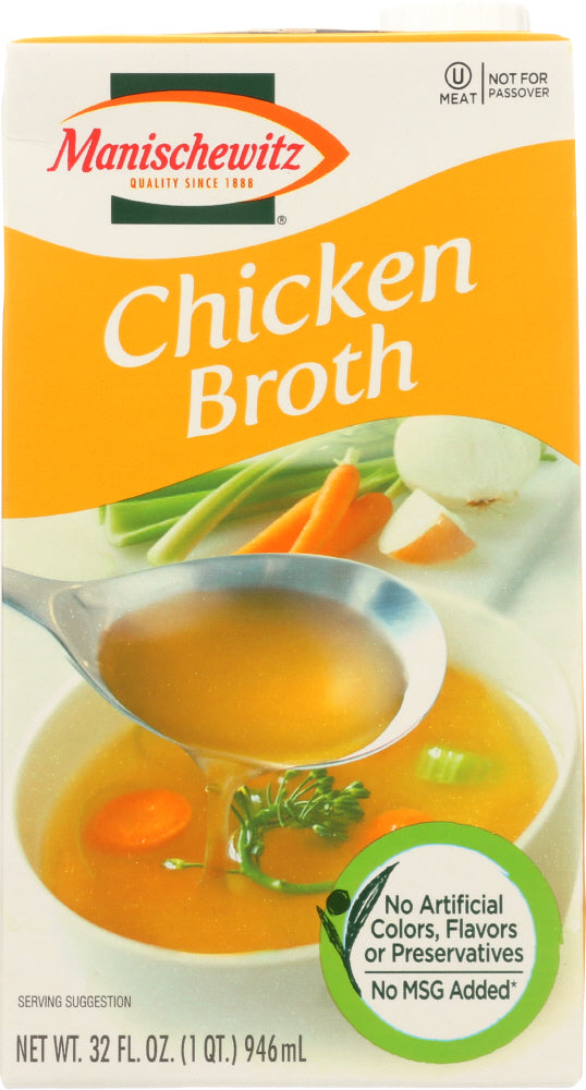 MANISCHEWITZ: Broth Chicken All Natural, 32 oz