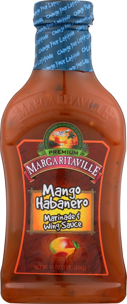 MARGARITAVILLE: Mango Haba?ero Marinade Wing Sauce, 16 oz