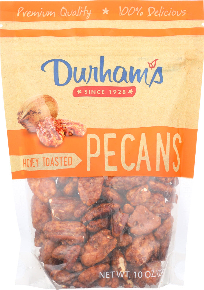 DURHAM PECAN COMPANY: Honey Toasted Pecans, 10 oz