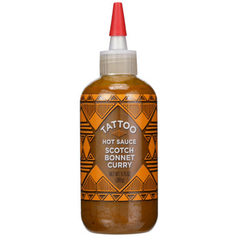 TATTOO: Scotch Bonnet Curry Hot Sauce, 9.75 oz