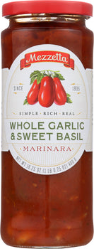 MEZZETTA: Whole Garlic & Sweet Basil Marinara, 16.25 oz