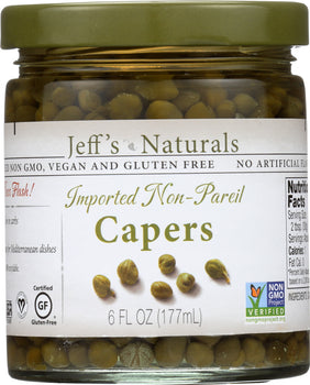 JEFF'S NATURALS: Imported Non Pareil Capers, 6 oz