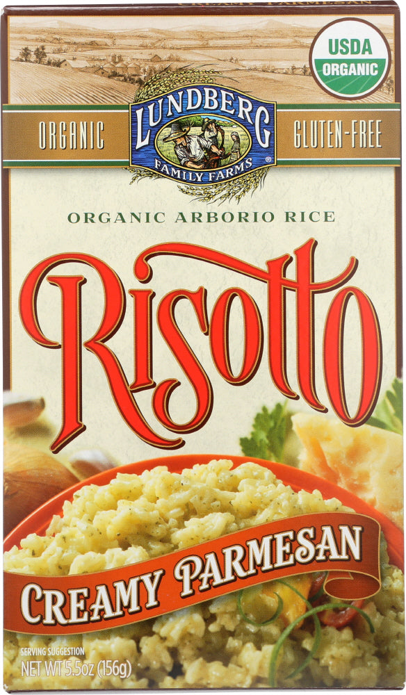 LUNDBERG: Creamy Parmesan Risotto Rice, 5.5 oz