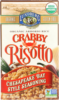 LUNDBERG: Risotto Crabby Organic, 5.5 oz